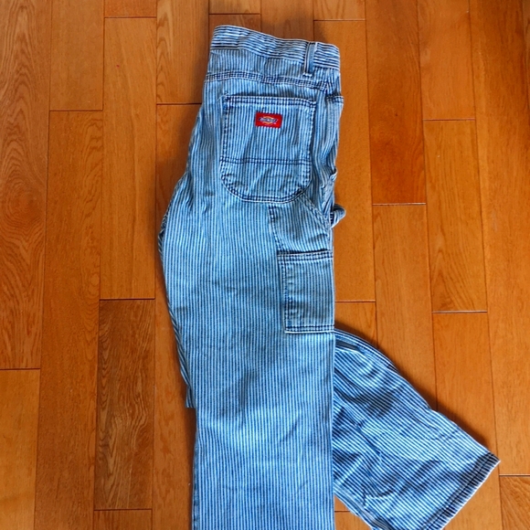 UO Pinstripe denim workpants - Picture 2 of 4